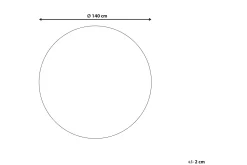 Horasan Ryamatta 140 cm Rund
