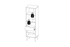 Hostafranc Bokhylla 50,2 cm