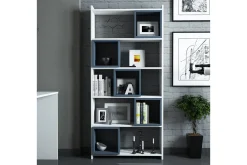 Hovdane Skrivbord 120 cm med Förvaring + Vägghylla +