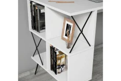 Hovdane Skrivbord 120 cm med Förvaring Hylla + Bokhylla Lite