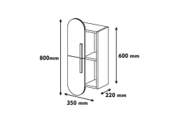 Hovdane Vägghylla 35 cm