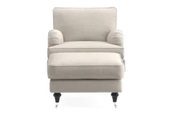 Howard Classic Fåtölj med Fotpall