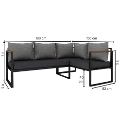 Hue Trädgårdssoffa 190 cm