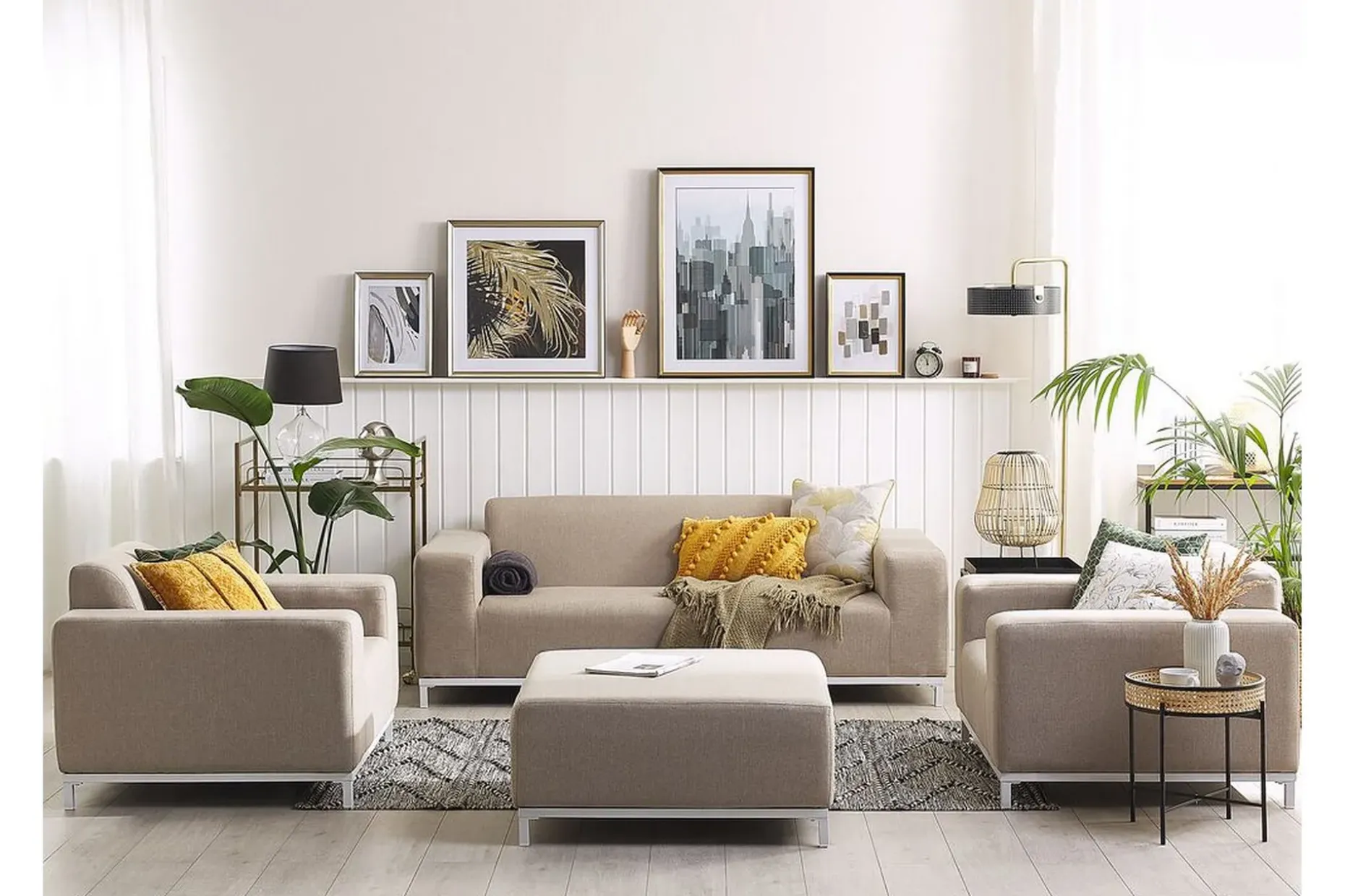 Hughen Loungegrupp Utomhus 5-sits