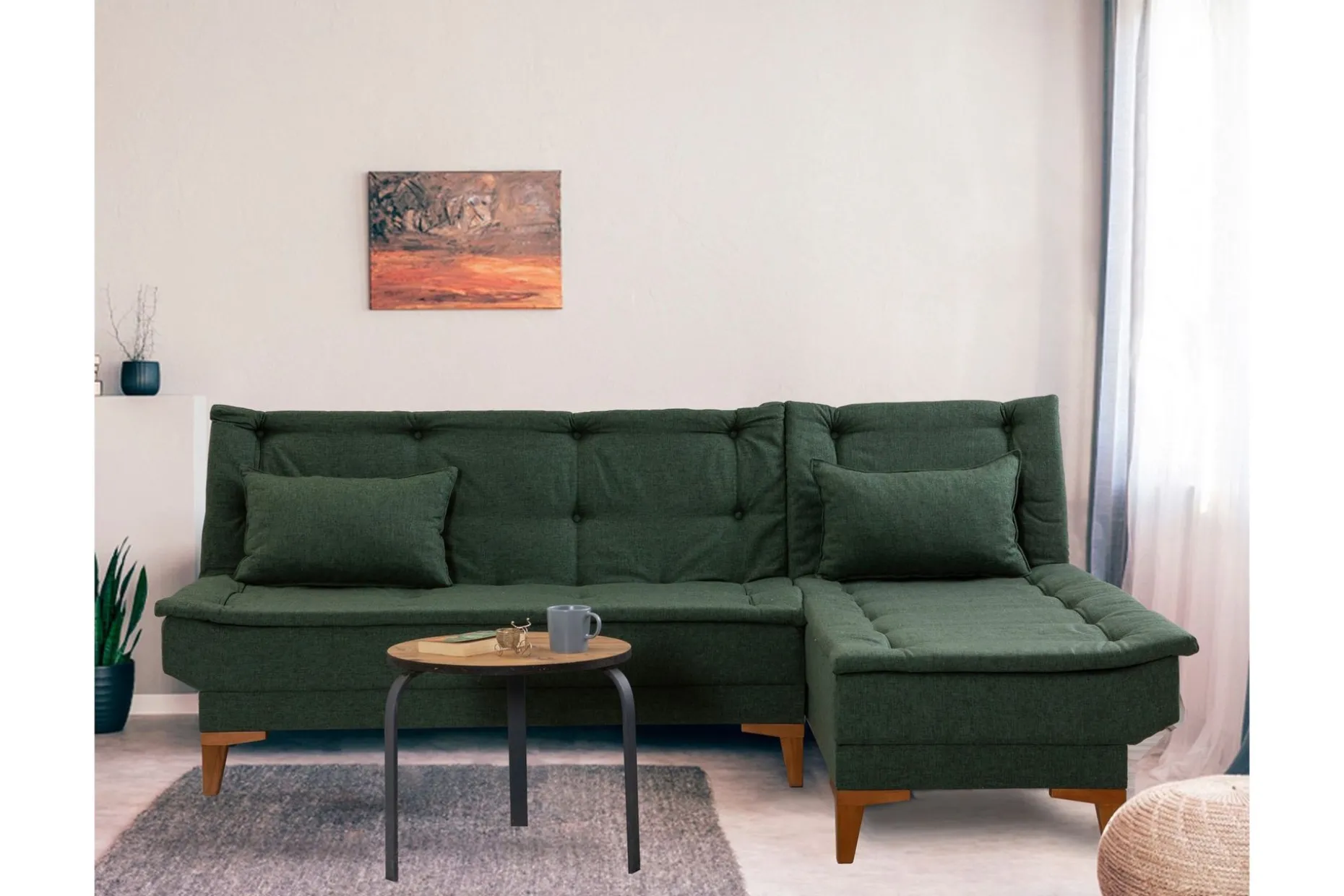 Hunterville Bäddsoffa m. Divan 4-sits 107x205