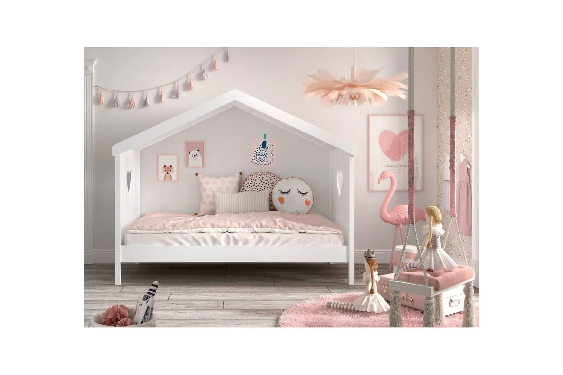 Hussäng Amori 90 x 200 cm White