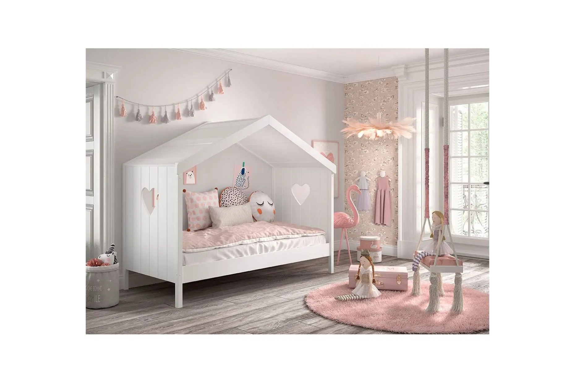 Hussäng Amori 90 x 200 cm White