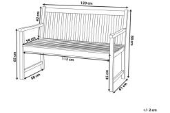 Iazzetta Trädgårdsbänk 120 cm