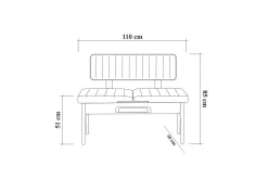 Idehult Bänk 85 cm