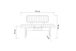 Idehult Bänk 85 cm