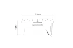 Idehult Matgrupp 4 delar 75 cm