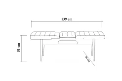 Idehult Matgrupp 5 delar 75 cm