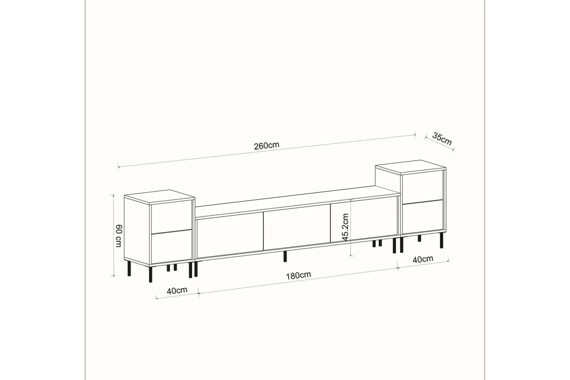 Imaj Tv-bänk 180 cm