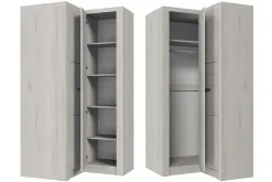 Indianapolis Garderob 106x58x192 cm