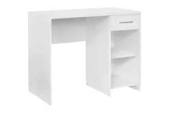 Irbene Skrivbord 90 cm med Förvaring Låda + 2 Hyllor