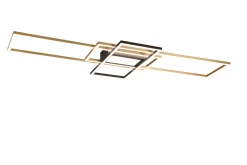 Irvine LED Plafond mattmässing/ mattsvart
