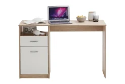 Jackson Skrivbord 123 cm med Förvaring Hylla + Låda + Skåp