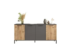 Jagmal Konsollbord 160x71,8 cm Antracit/Brun