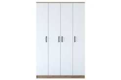 Jaioni Garderob 120x190,8 cm Brun/Vit