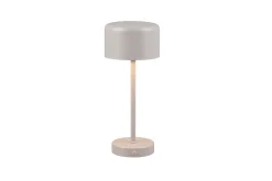 Jeff LED Bordslampa grå uppladdningsbar