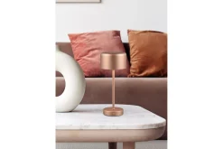 Jeff LED Bordslampa kaffe brun uppladdningsbar