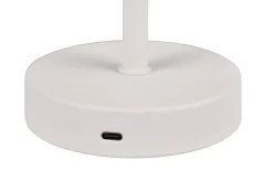 Jeff LED Bordslampa mattvit uppladdningsbar
