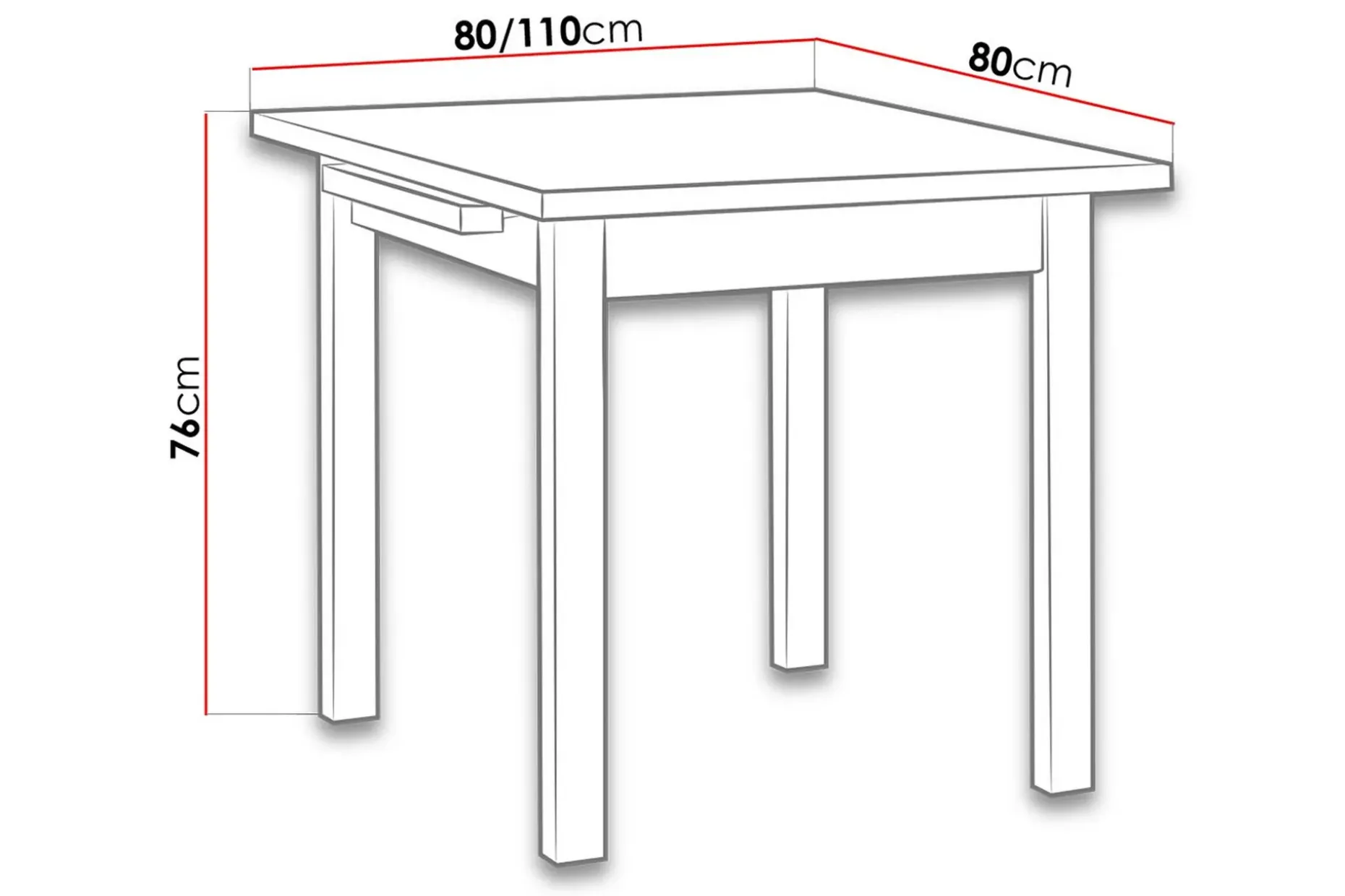 Jeni Matbord 120 cm