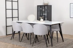 Jimms Matgrupp 195 cm Rektangulär med 6 Sedavi Stolar