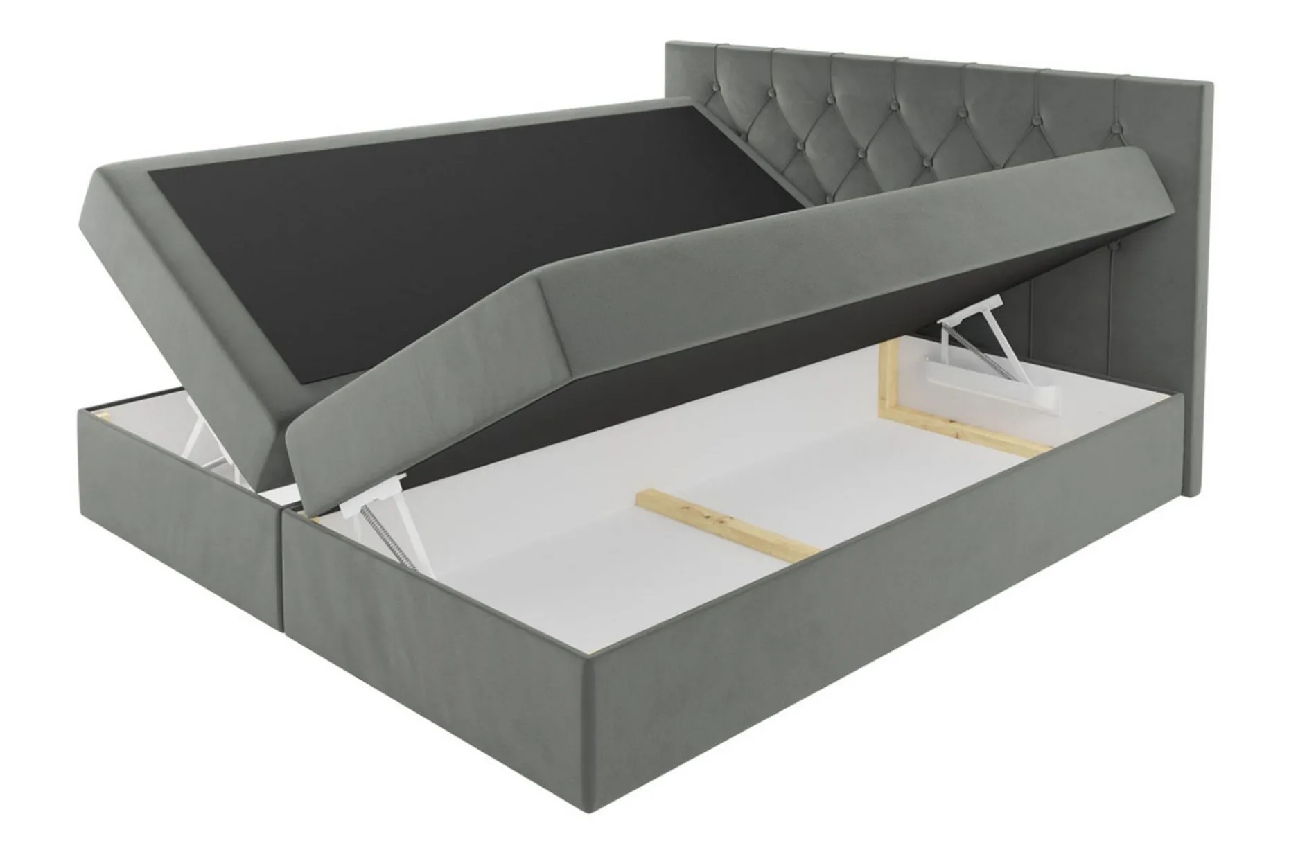 Jitendera Sängpaket Kontinentalsäng 180x200 cm med Förvaring