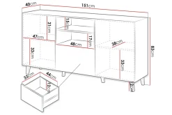 Juniskär Tv-bänk 40x82x150 cm