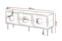 Juniskär Tv-skåp 151 cm