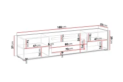 Juniskär Tv-skåp 180 cm
