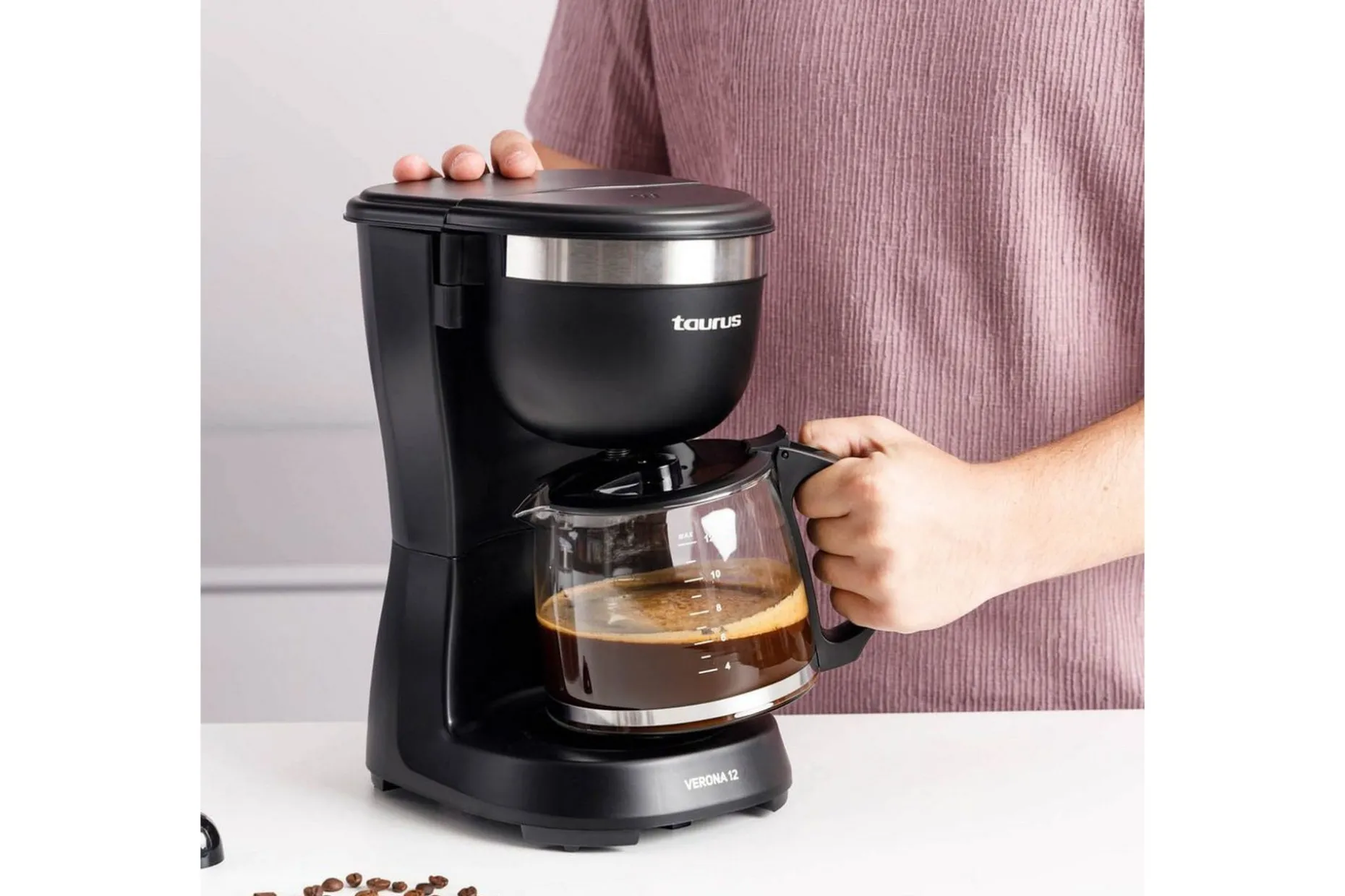 Kaffebryggare Taurus Verona Svart
