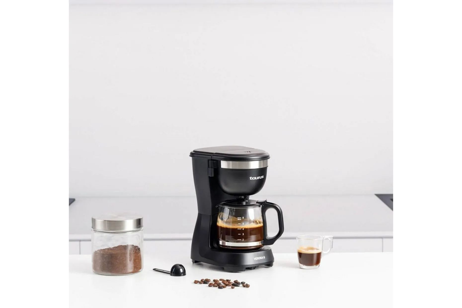 Kaffebryggare Taurus Verona Svart