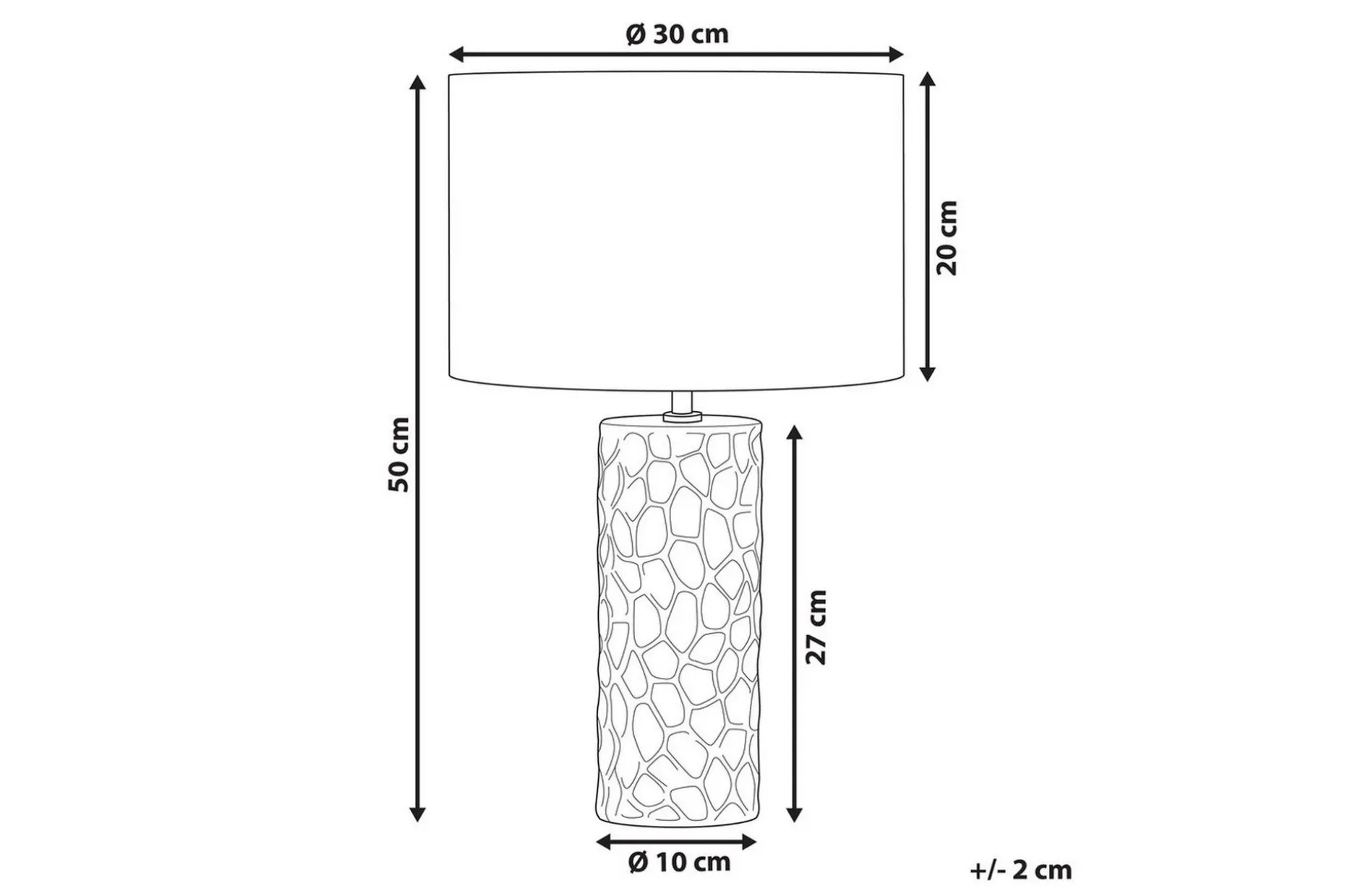 Kamla Bordslampa 50 cm E27