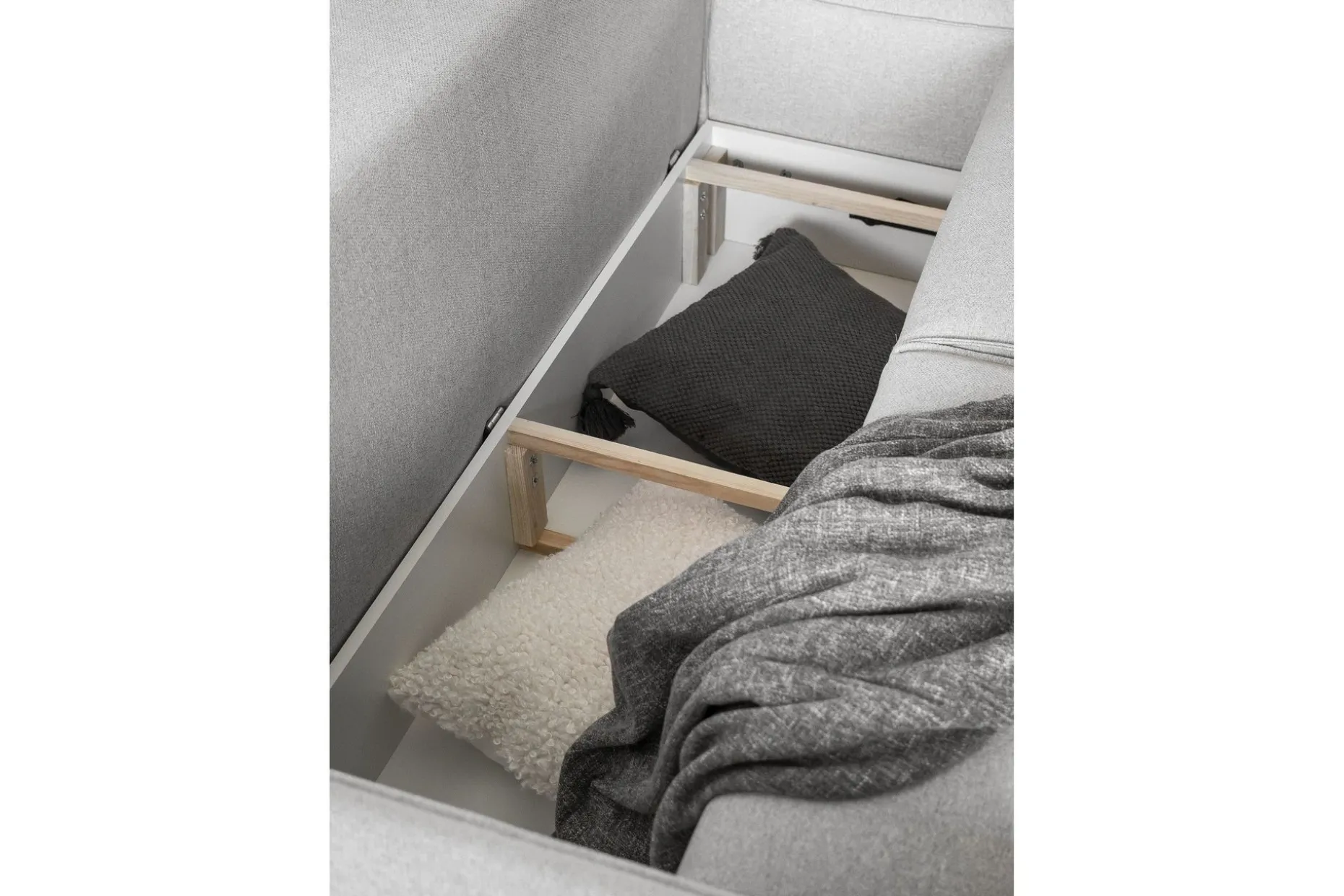 Kamli Bäddsoffa m. Divan med Förvaring