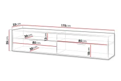 Kanon Tv-bänk 175 cm