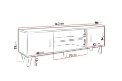 Kardos TV-bänk 160 cm