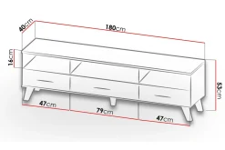 Kardos Tv-möbelset 180 cm