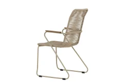 Karmstolar utomhus (med armstöd) Venture Home Bois Diningchair - Beige / Beige Rope FSC Mix Beige