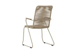 Karmstolar utomhus (med armstöd) Venture Home Bois Diningchair - Beige / Beige Rope FSC Mix Beige