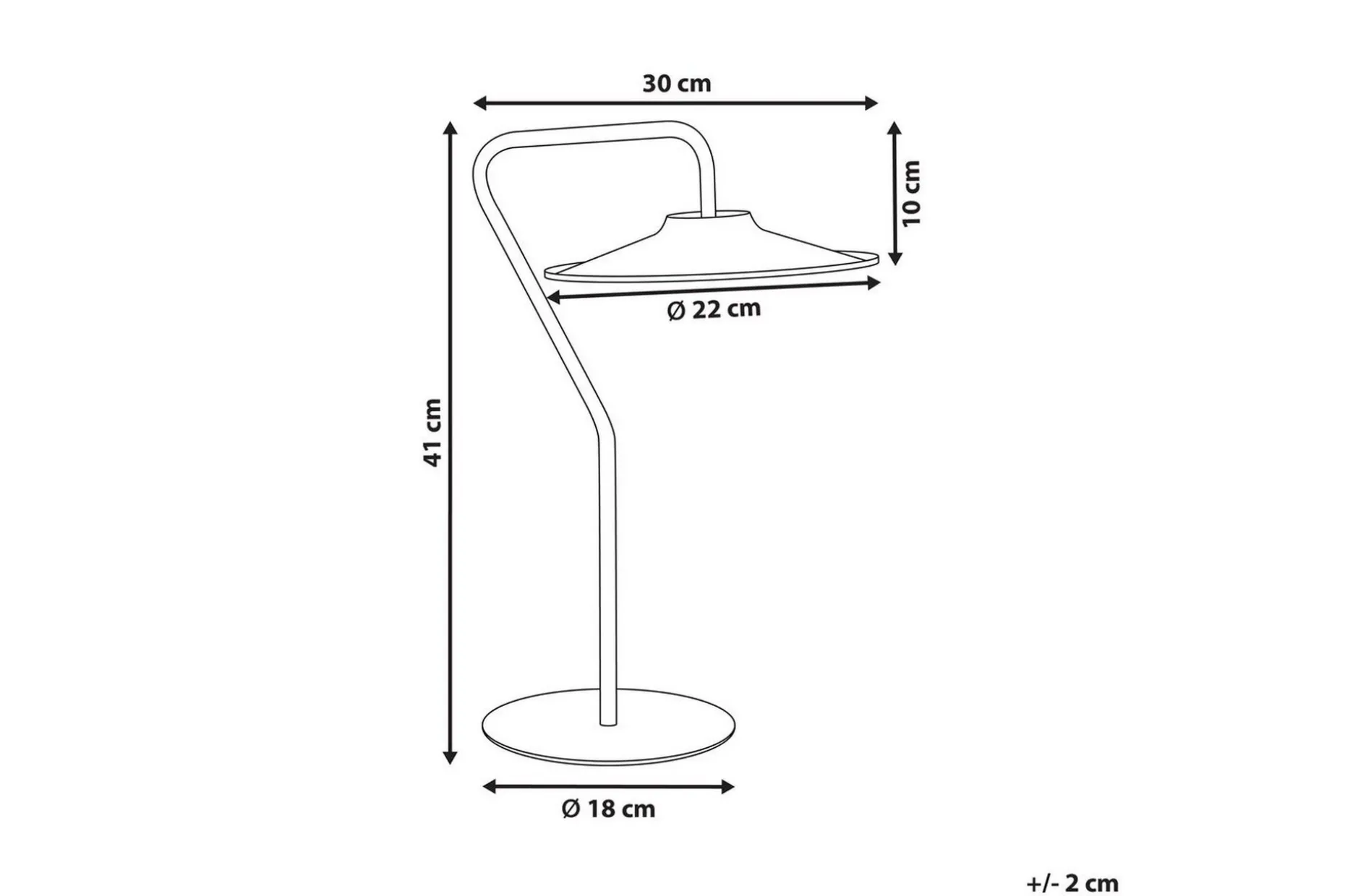 Karpathy LED Bordslampa 41 cm