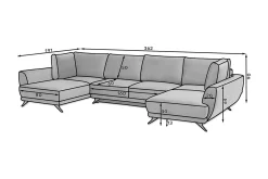 Katun Bäddsoffa Dubbelschäslong