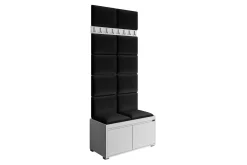 Kenmare Highboard Grey/Black