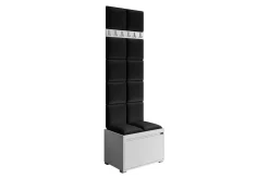 Kenmare Highboard White/Black