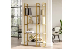 Kerakeha Bokhylla 87,5x30 cm Guld