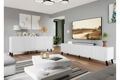 Kintore Möbelset För Vardagsrum White