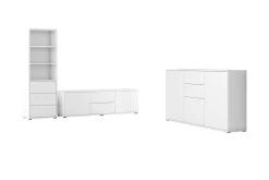 Kintore Möbelset För Vardagsrum White