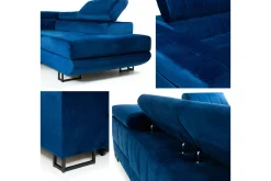 Kintore 3-sits Hörnbäddsoffa Red