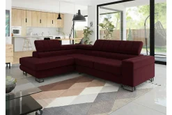 Kintore 3-sits Hörnbäddsoffa Dark red